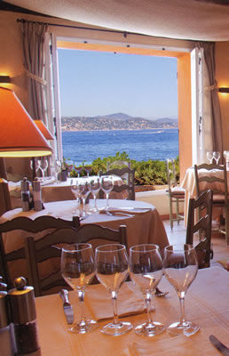 Restaurant at l'Hotel de la Ponche, St Tropez, French Riviera, France | Bown's Best